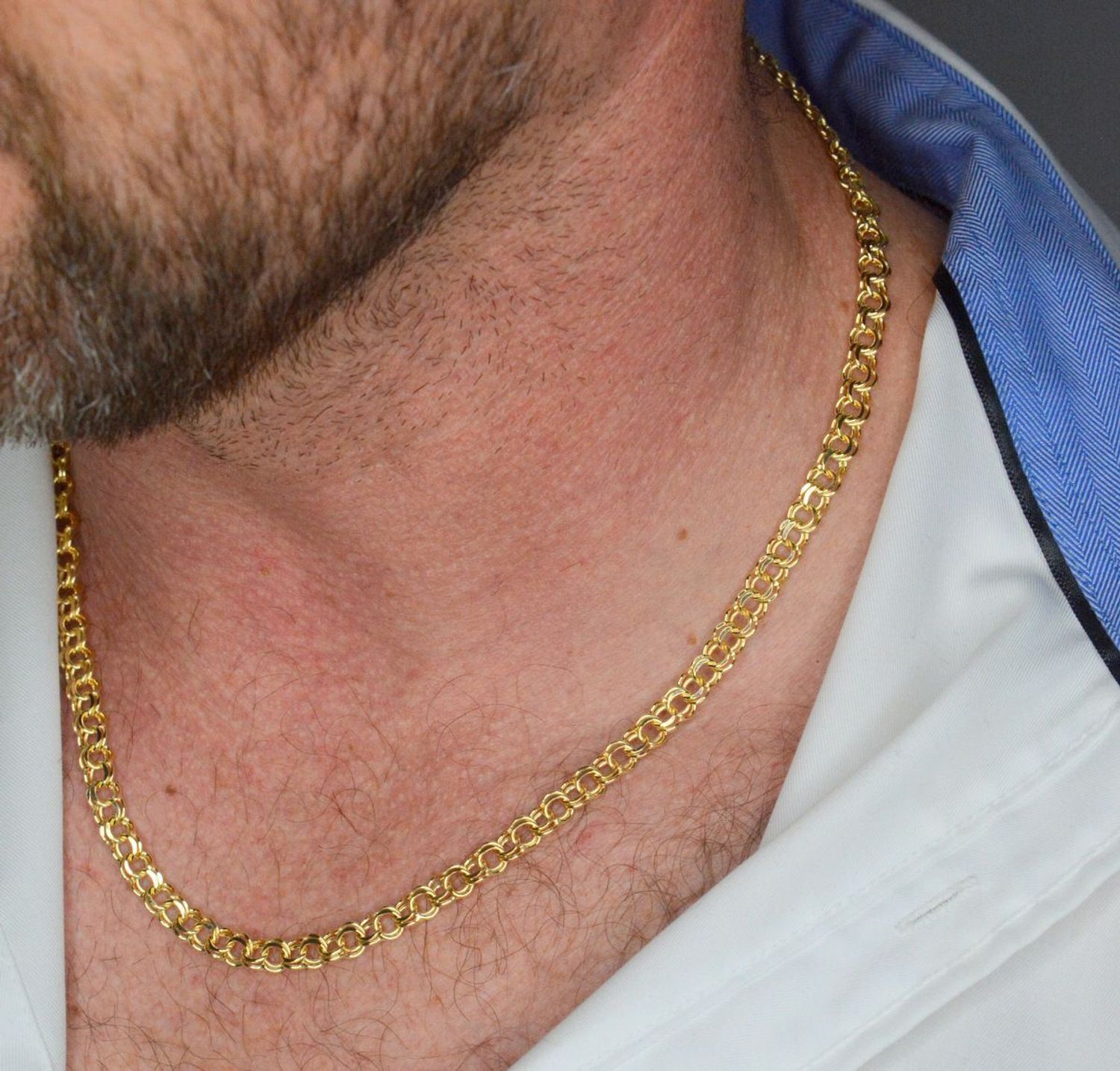 Srebrny łańcuszek 925 pozłacany splot garibaldi 6 mm DIA-LAN-12527-925 6mm (2).jpg